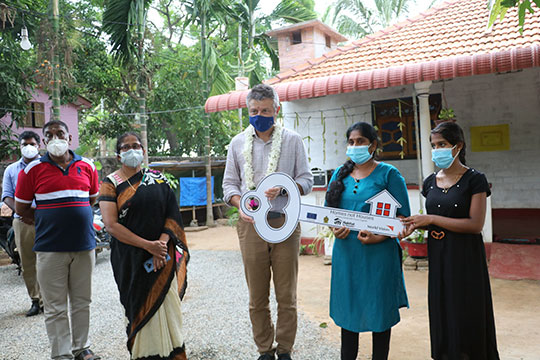 EU Ambassador Denis Chaibi at handover ceremony in Sri Lanka