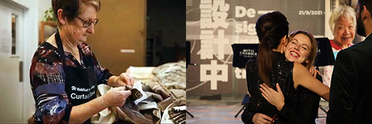 Kiwi volunteer Marnie Sleeman (L); Habitat Hong Kong support